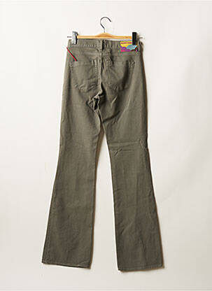 Pantalon flare taille normale taille normale gris HAPPY femme