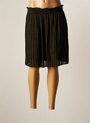 Jupe mi-longue taille normale vert VILA femme