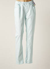 Pantalon slim bleu QUATRE VINGT JOURS pour femme seconde vue