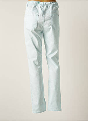 Pantalon slim taille élastique taille normale bleu QUATRE VINGT JOURS femme