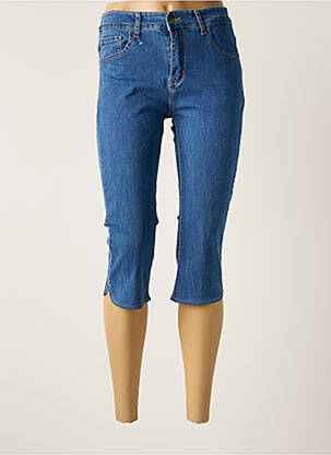 Corsaire skinny taille normale bleu KALISSON femme