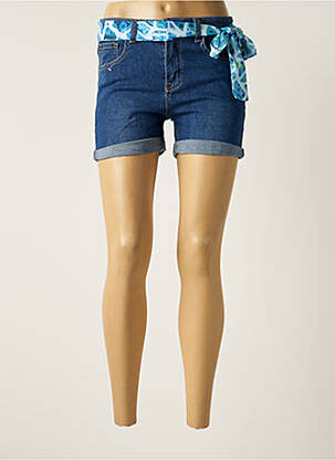Short taille normale taille normale bleu KALISSON femme