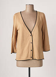Gilet manches longues manches 3/4 beige LE PETIT BAIGNEUR femme