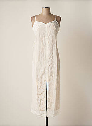 Robe longue blanc ETAM pour femme