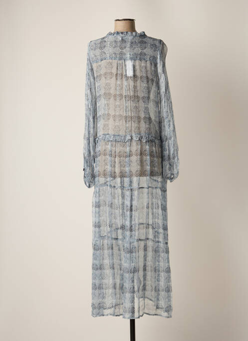 Robe longue bleu SPARKZ pour femme