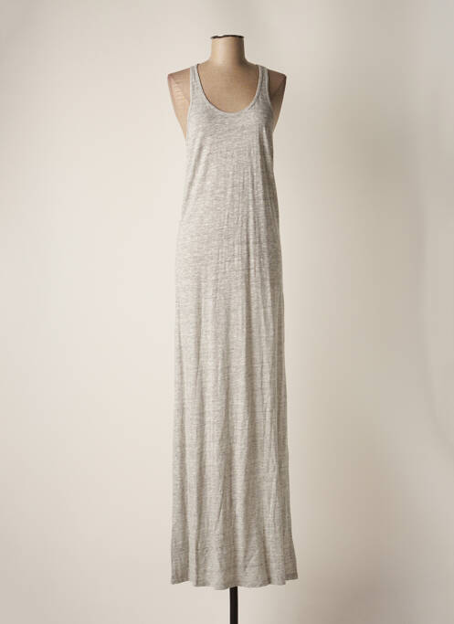 Robe longue gris KNIT-TED pour femme