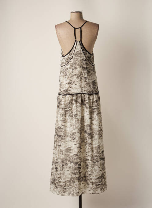 Robe longue gris SEE U SOON pour femme