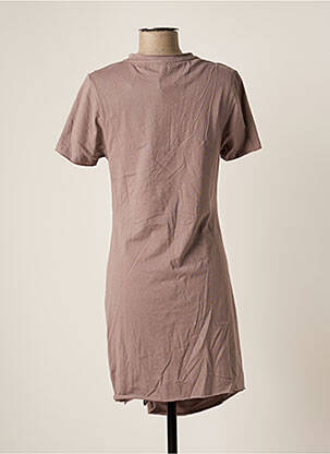 Robe mi-longue manches courtes manches courtes gris RIVER ISLAND femme