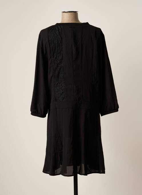 Robe mi-longue noir ONE STEP pour femme