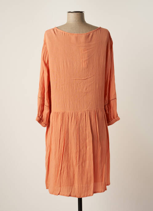 Robe mi-longue orange SPARKZ pour femme