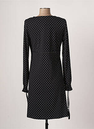 Robe mi-longue manches longues manches longues noir MAMA LICIOUS femme