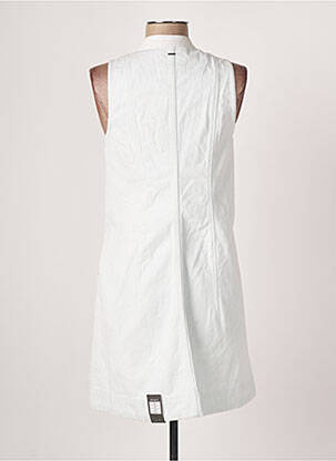 Robe longue sans manche sans manche blanc G STAR femme