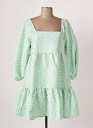 Robe courte manches 3/4 manches 3/4 vert LEVIS femme