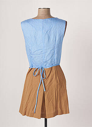 Robe courte sans manche sans manche bleu THE KORNER femme