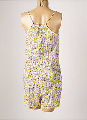 Combishort coupe fluide fines bretelles jaune SEE U SOON femme