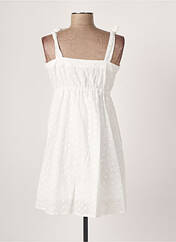 Robe courte blanc CALIE pour femme seconde vue