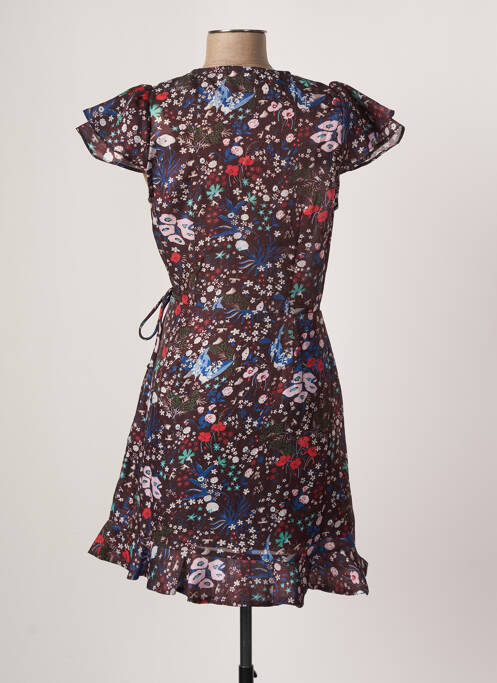 Robe courte marron THE KORNER pour femme