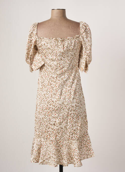 Robe mi-longue beige CALIE pour femme