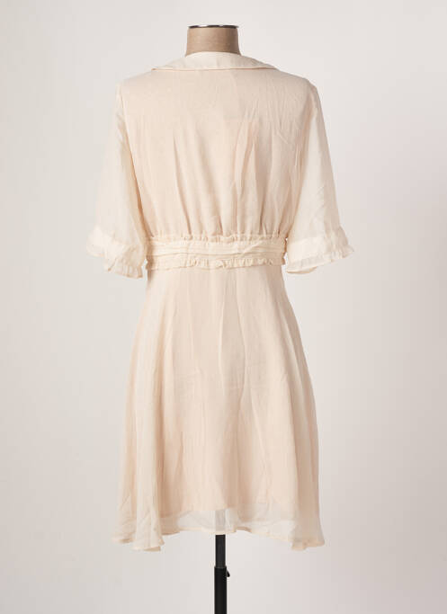 Robe mi-longue rose CALIE pour femme