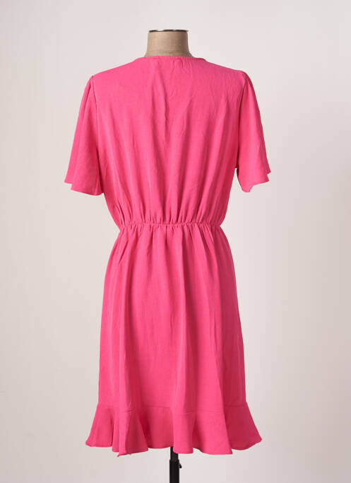 Robe mi-longue rose EMI-JO pour femme