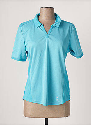 Polo imprimé rayures manches courtes bleu STOOKER femme