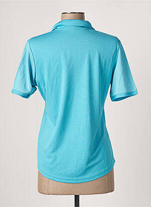 Polo imprimé rayures manches courtes bleu STOOKER femme