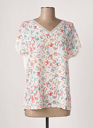 Top manches courtes manches courtes blanc DAMART femme