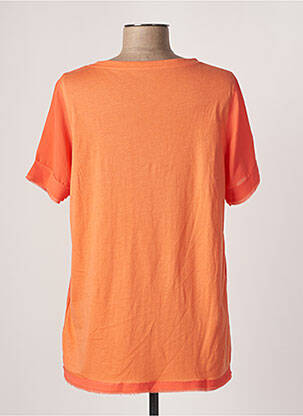 Top tissage crêpe manches courtes orange STOOKER WOMEN femme