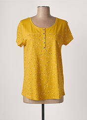 T-shirt jaune BLANCHEPORTE pour femme seconde vue