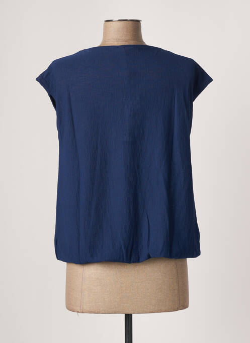 Top stretch sans manche bleu CACHE CACHE femme