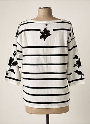 Pull coupe cintrée manches 3/4 noir LE PETIT BAIGNEUR femme