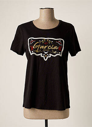 T-shirt noir GARCIA pour femme