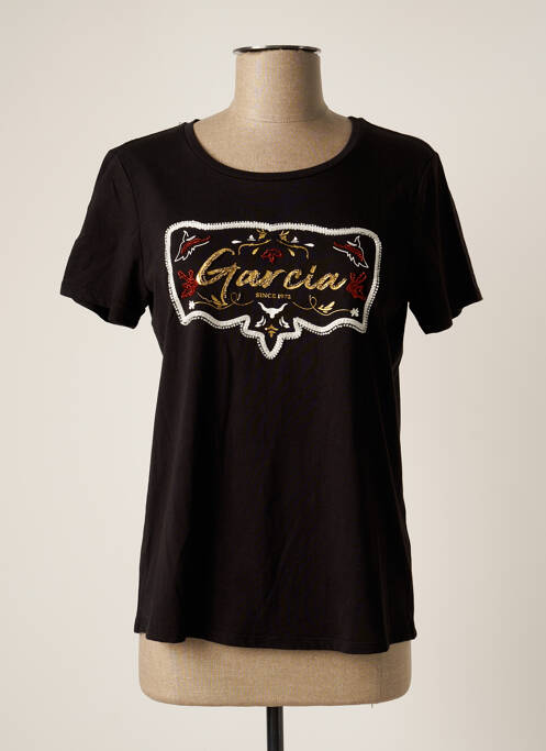 T-shirt noir GARCIA pour femme