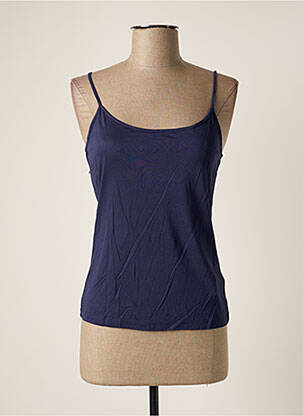 Top tissage jersey fines bretelles bleu ESPRIT femme