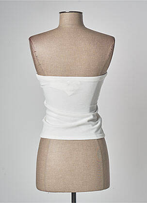 Top stretch sans manche blanc CACHE CACHE femme