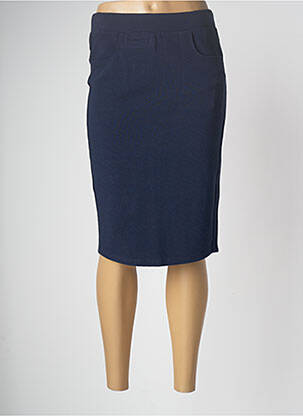 Jupe mi-longue taille haute bleu G STAR femme