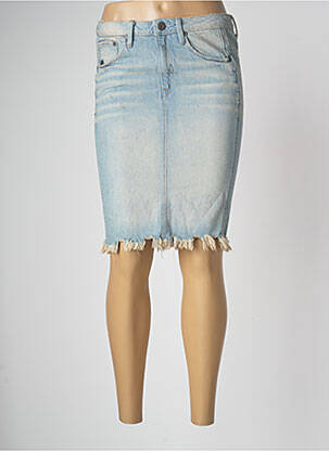 Jupe mi-longue taille normale bleu G STAR femme