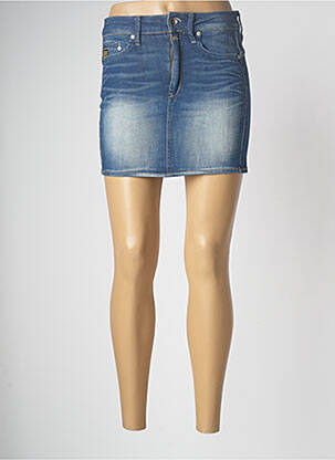 Mini-jupe taille normale bleu G STAR femme