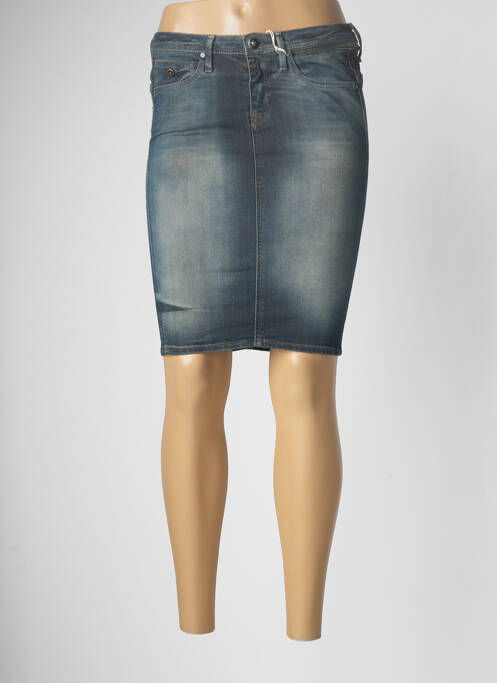 Jupe mi-longue taille normale bleu G STAR femme