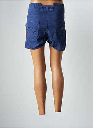 Short fermeture zippée sous rabat boutonné taille normale bleu G STAR femme