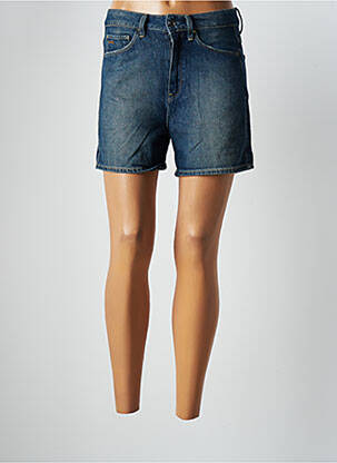 Short fermeture zippée sous rabat boutonné taille normale bleu G STAR femme