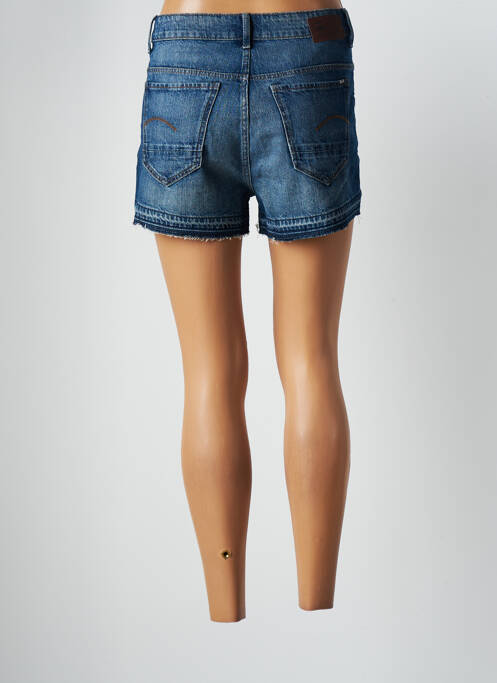 Short fermeture zippée sous rabat boutonné taille normale bleu G STAR femme