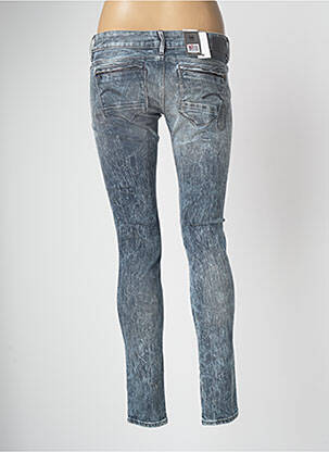 Jeans skinny effet usé délavé taille basse bleu G STAR femme