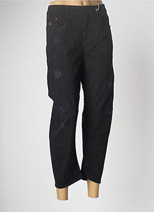 Jeans coupe large effet usé taille basse noir G STAR femme