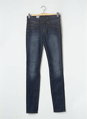 Jeans skinny effet usé délavé taille normale bleu G STAR femme