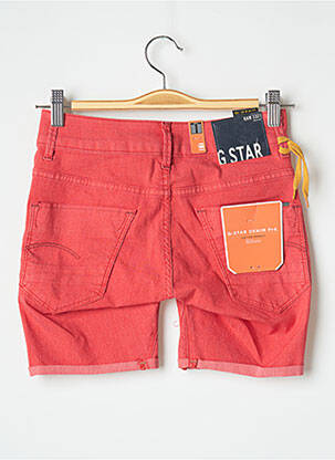 Short finition revers taille normale rouge G STAR femme