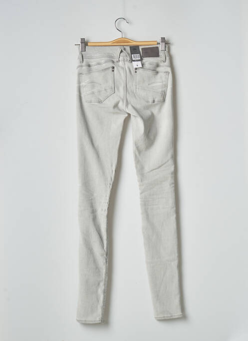 Jeans skinny gris G STAR pour femme