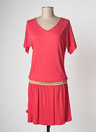 Robe maternité col v rouge ENVIE DE FRAISE femme