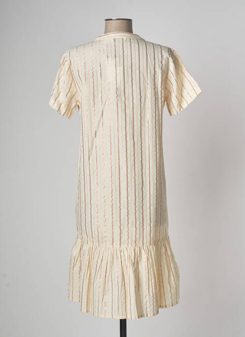 Robe mi-longue beige SPARKZ pour femme