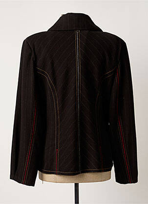 Veste casual col tailleur noir E & H femme